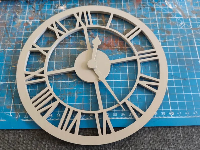 Vintage Roman Numeral Wall Clock