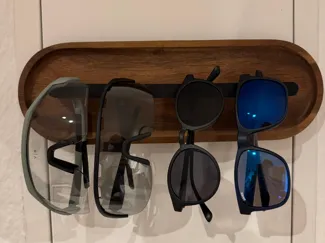 Sunglass holder/rack