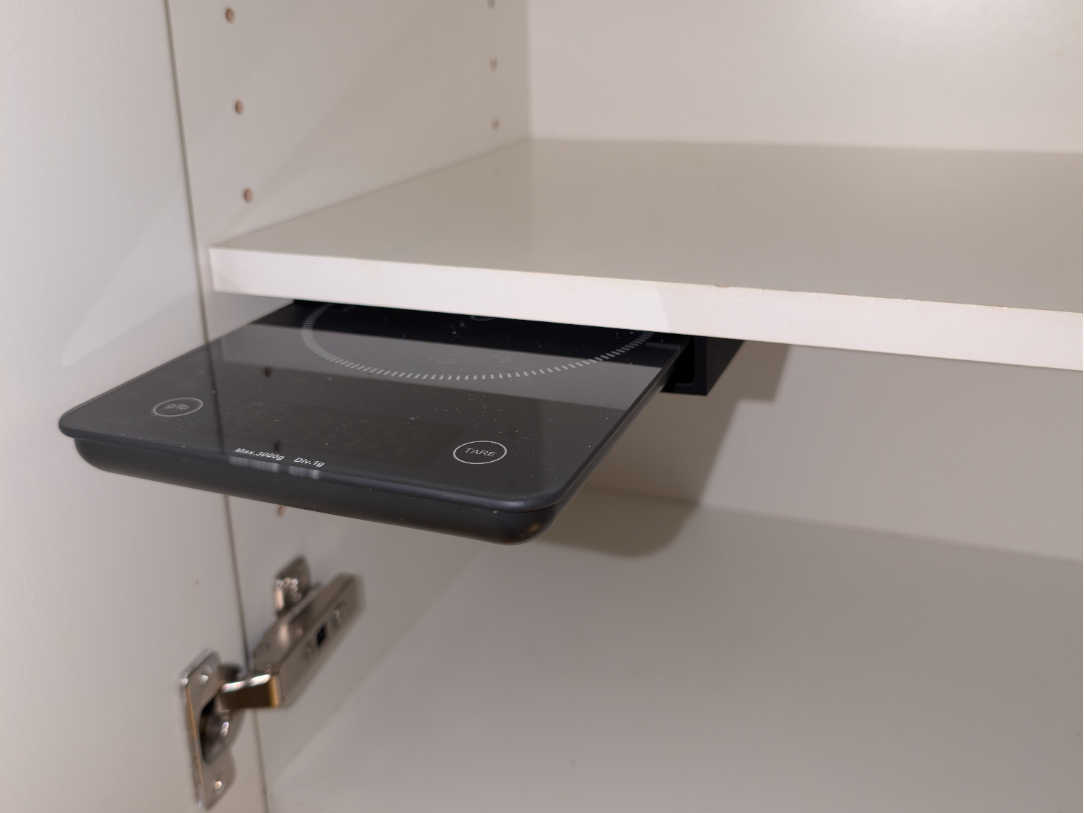 Under-Shelf Kitchen Scale Mount 