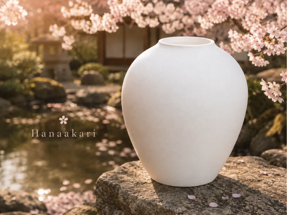 Jarrón decorativo: Hanaakari | Japandi Fuzzy Skin Flower Vase. Referencia del modelo original.