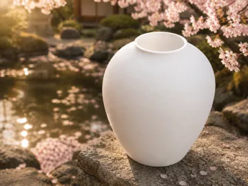 Jarrón decorativo: Hanaakari | Japandi Fuzzy Skin Flower Vase — vista de referencia 2