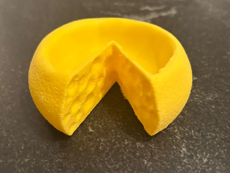 Cheese Shaped Holder/Organizer