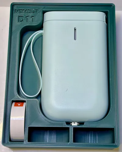 Gridfinity Niimbot D11 Label Printer Bin