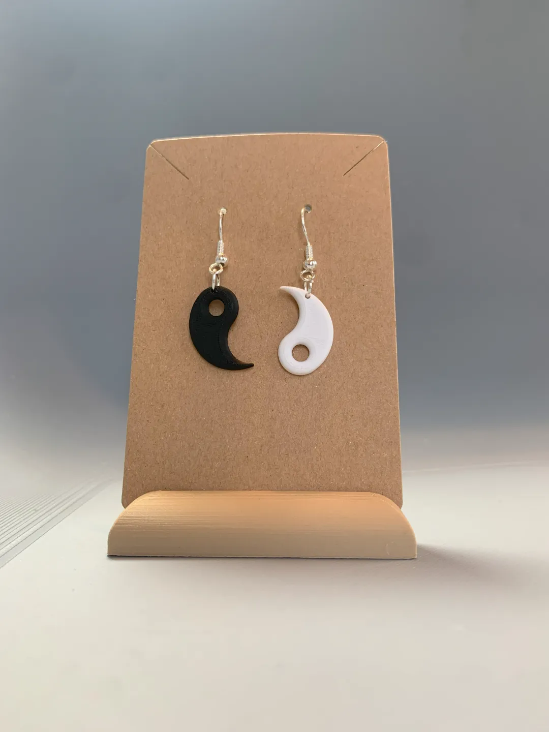 Yin-Yang earrings view 2