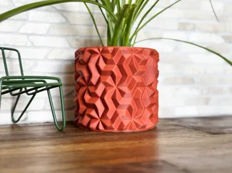 Twisted Stars Planter — Vase Mode