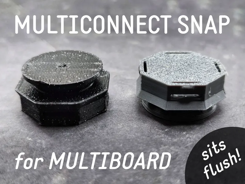 Multiconnect Flush Snap for Multiboard
