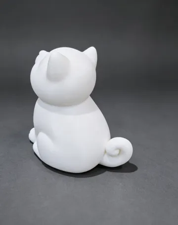 Modelo para impresión 3D: 打哈欠的小狗 — vista de referencia 4