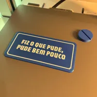 FIZ O QUE PUDE - stand
