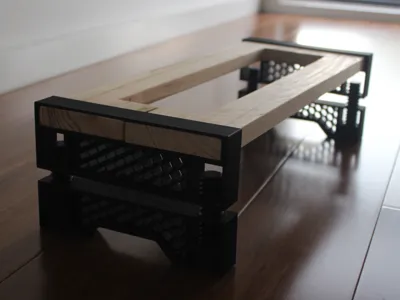 Customizable Height-Adjustable Monitor Stand