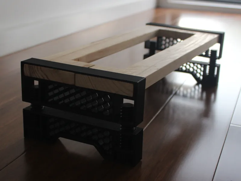 Customizable Height-Adjustable Monitor Stand