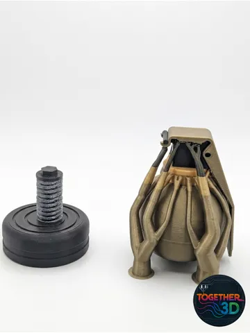 Letrero o emblema decorativo: Grenade bobblehead - Wardogs — vista de referencia 3
