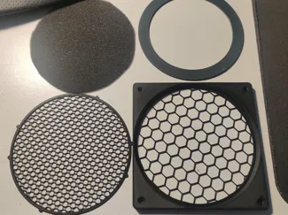 120 fan dust cover