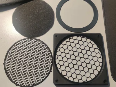 120 fan dust cover