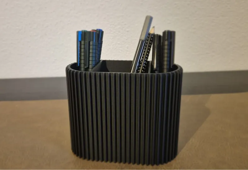 Modern Pencil Holder – Minimalist Desk Organizer