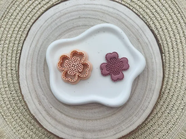 Four Leaves Clover Polymer Clay Earrings Cutter