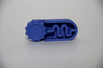 Objeto manipulable: Mini Clicker Wheel Fidget — vista de referencia 3