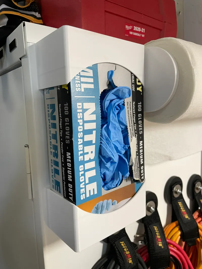 Magnetic Latex Glove Box Holder / Mount 