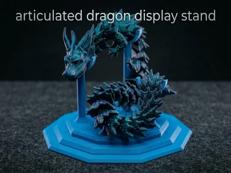 Articulated Dragon Display Stand