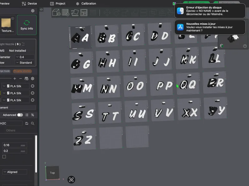 ALPHABET ALL POUR RUBAN LED 