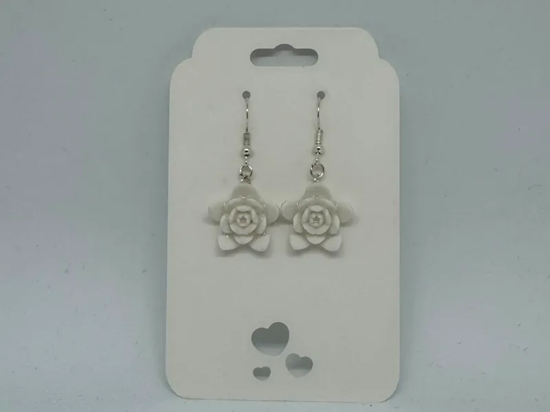 Elegant Lotus Flower Earrings. High-Detail Jewelry