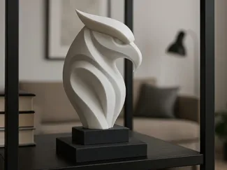 Modern Eagle Sculpture