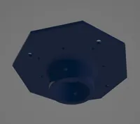 Optional - Post Mount Adapter for Round Wooden Pole
