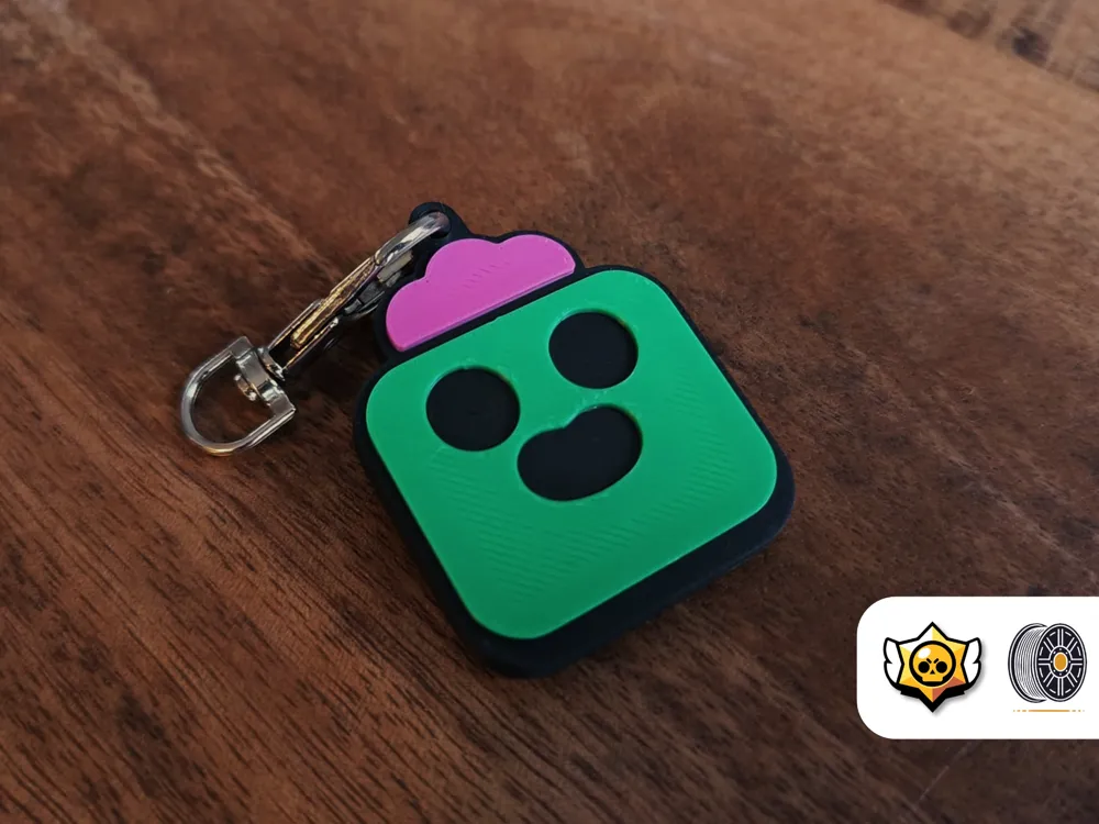 Spike | Brawl Stars Keychain Series by Mike.stl - MakerWorld