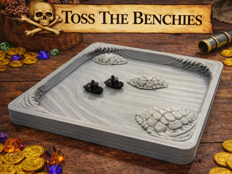 Toss the Benchies – Pirate Dice-Style Toss Game
