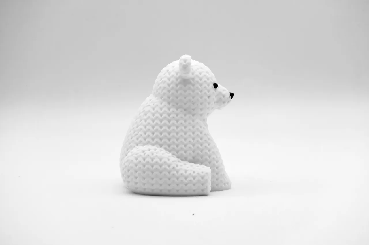 Knitted Polar Bear view 2