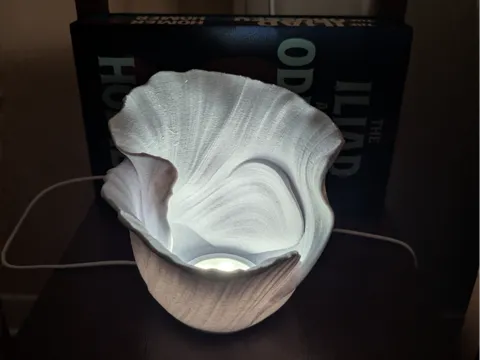 Vase with LED 001 hole