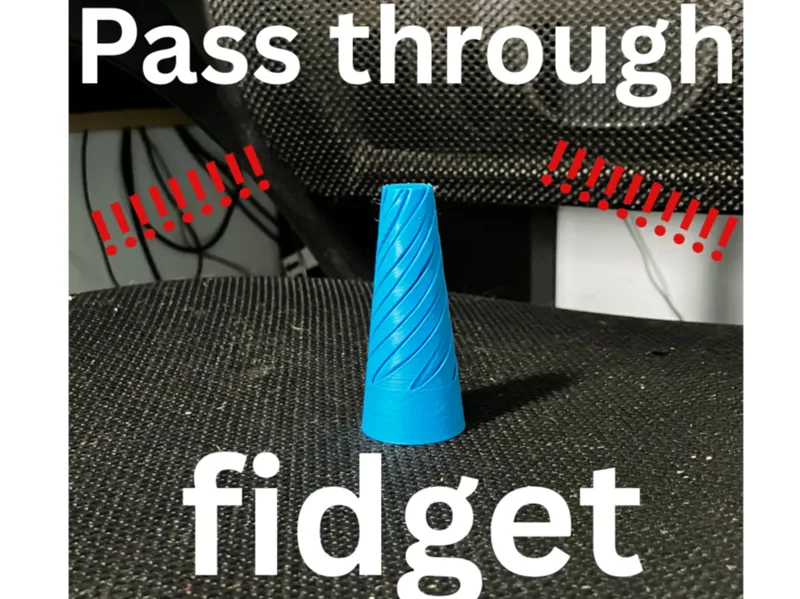 pass through fidget
