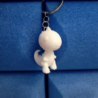 Porte-clés dinosaure mignon — photo 1
