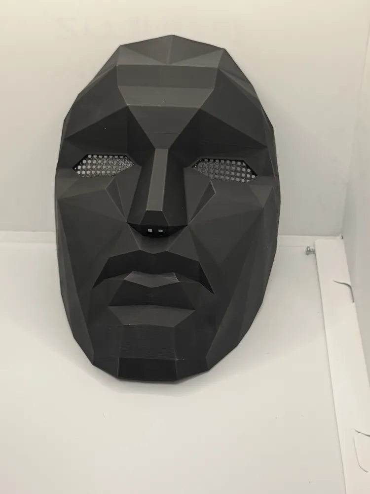 Squid Games Front Man Mask - Free 3D Print Model - MakerWorld