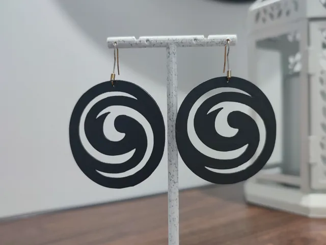 Aretes Espiral Koru