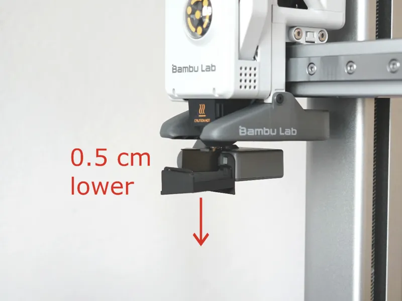 Waste drawer lowerer
