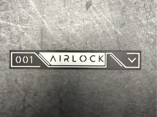 Futuristic Airlock Sign