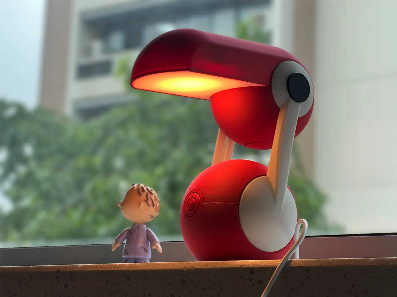 Bird Lamp view 3