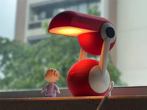 Bird Lamp view 3