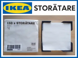 IKEA 15x15 napkin holder STORATARE