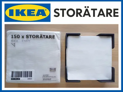 IKEA 15x15 napkin holder STORATARE