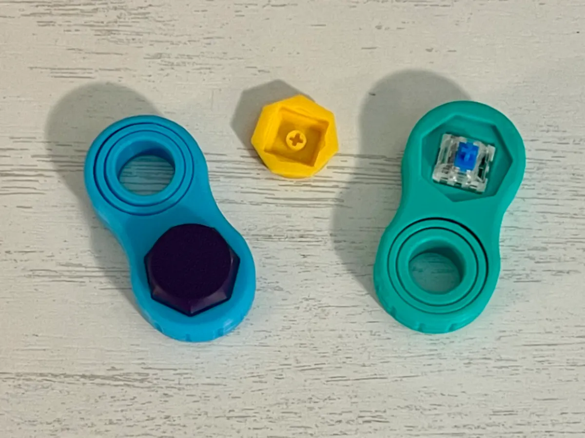 Spinner Key Fidget v2 - Free 3D Print Model - MakerWorld