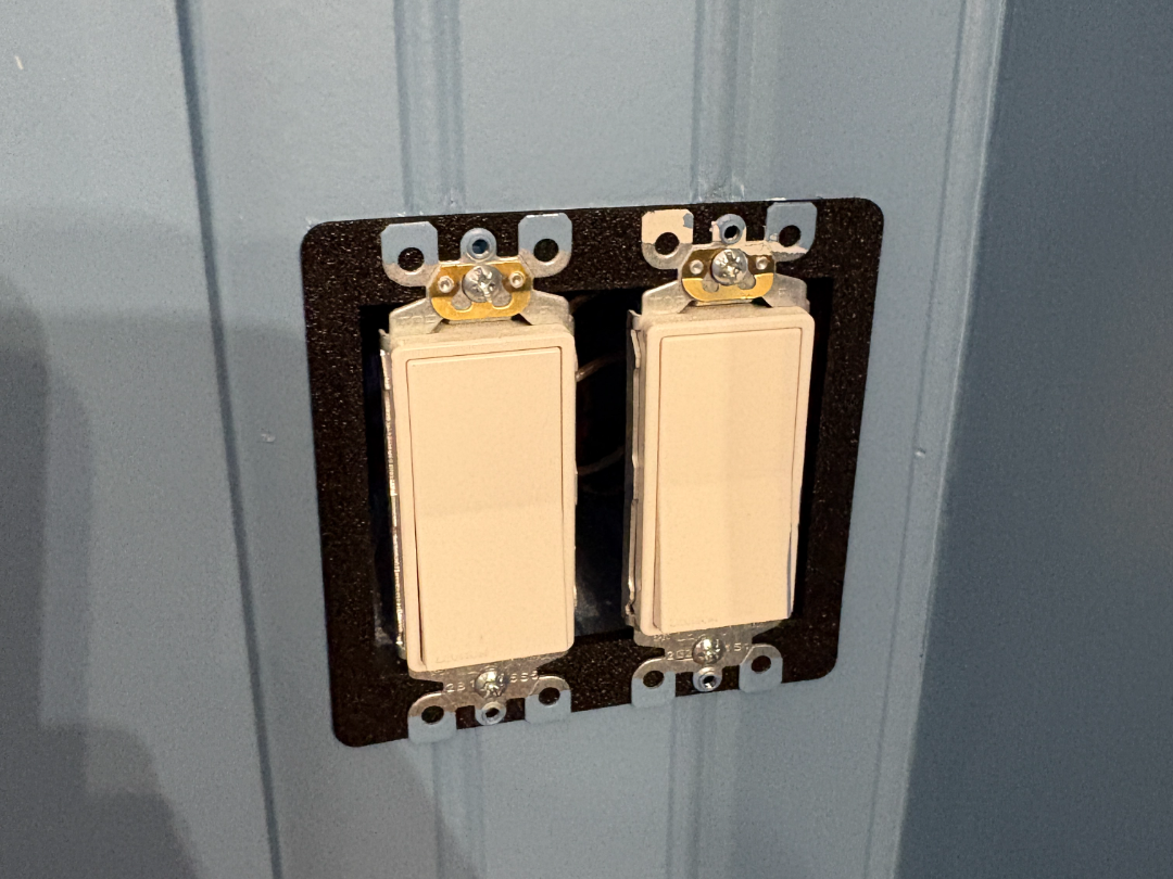Duplex Flush Mount Plate