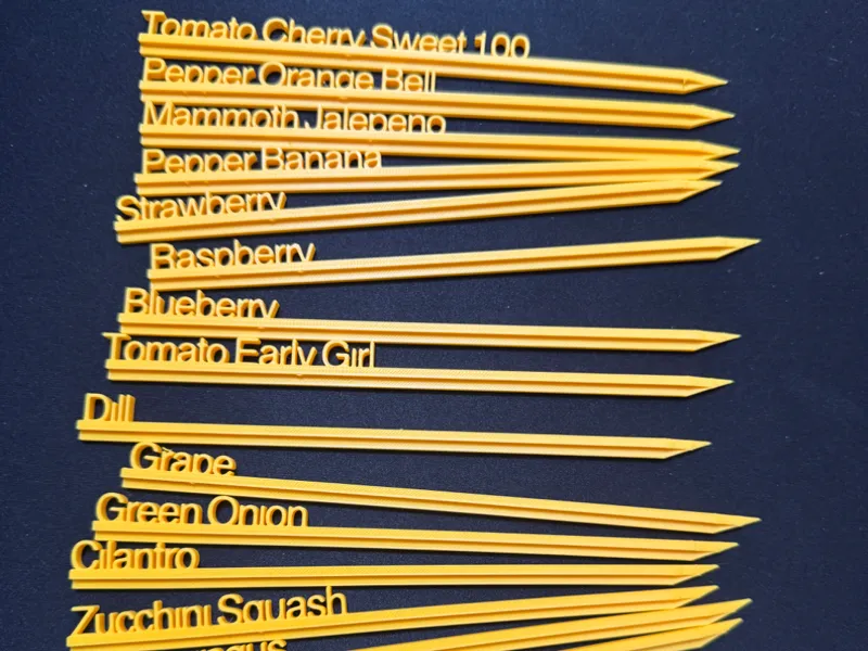 Garden Plant Label Stake