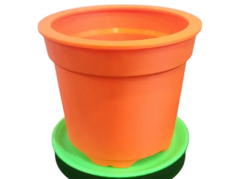 Small Plant Pot with Saucer
