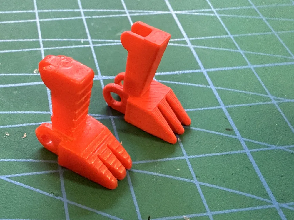 3d Swoop Pattern Transformers G1 Swoop Pie de Dinobot - Modelo de impresión 3D gratuito ...