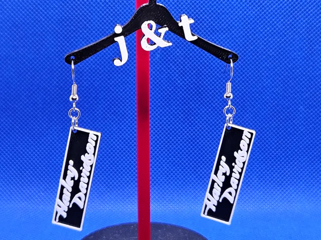 HD bar earrings