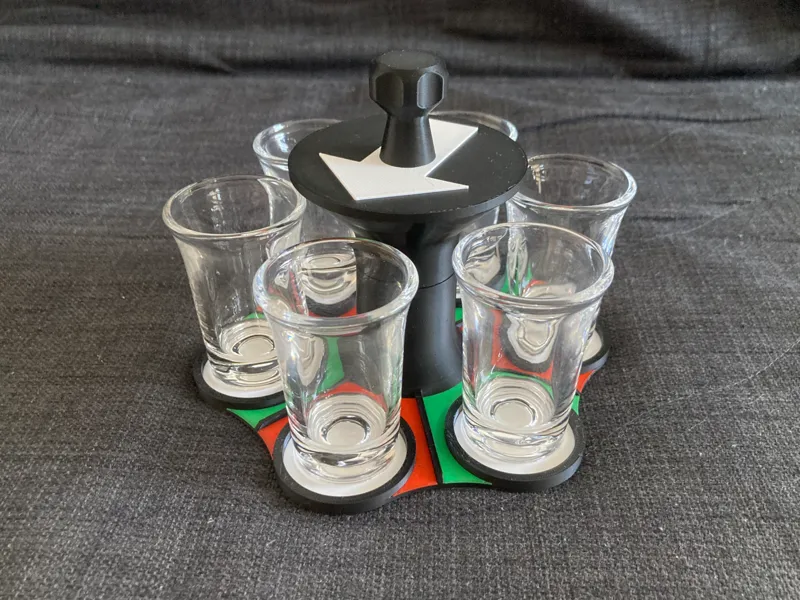 Shot Glass Roulette - The Ultimate Drinking Game