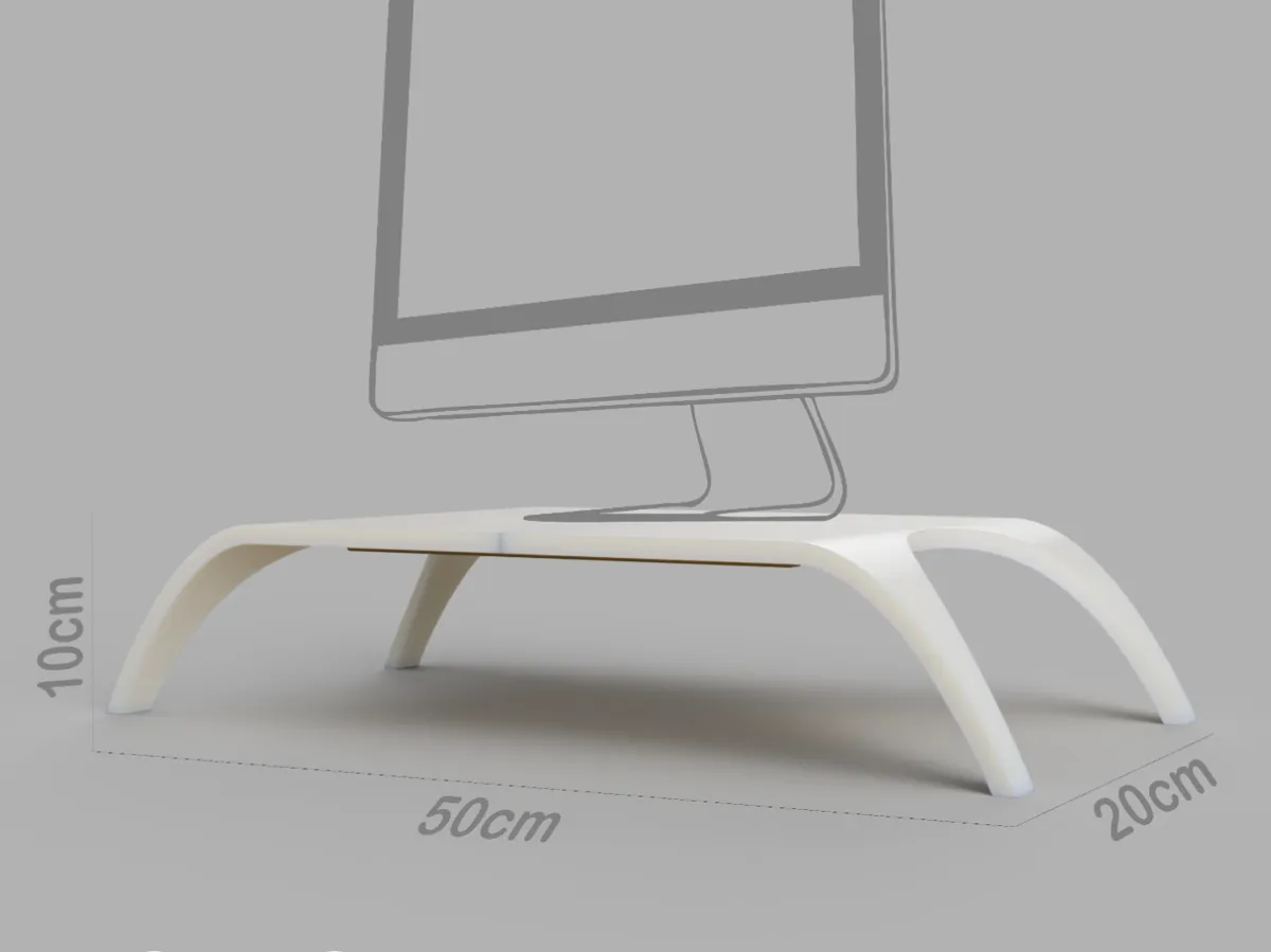 Computer Monitor Riser Stl Monitor Riser - Free 3D Print Model - MakerWorld