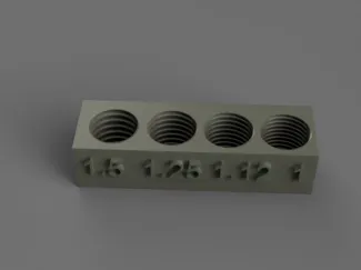 M10 Screw Thread Test Board