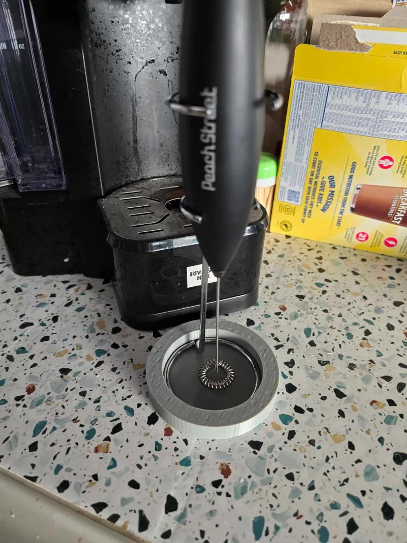 Deep well Coffee Froth/stir Stand